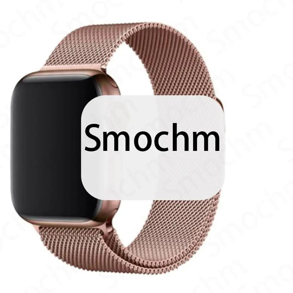 Smochm Samba IWO 11 Pro Bluetooth Смарт gps часы телефон серии 5 44 мм 1:1 VS IWO 10 9 MTK2503 умные часы для iOS iPhone Android - Цвет: RoseG RoseGMilane