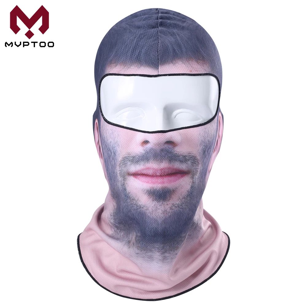Балаклава для мужчин и женщин 3d маска бороды клоуна забавная лица пожилых людей