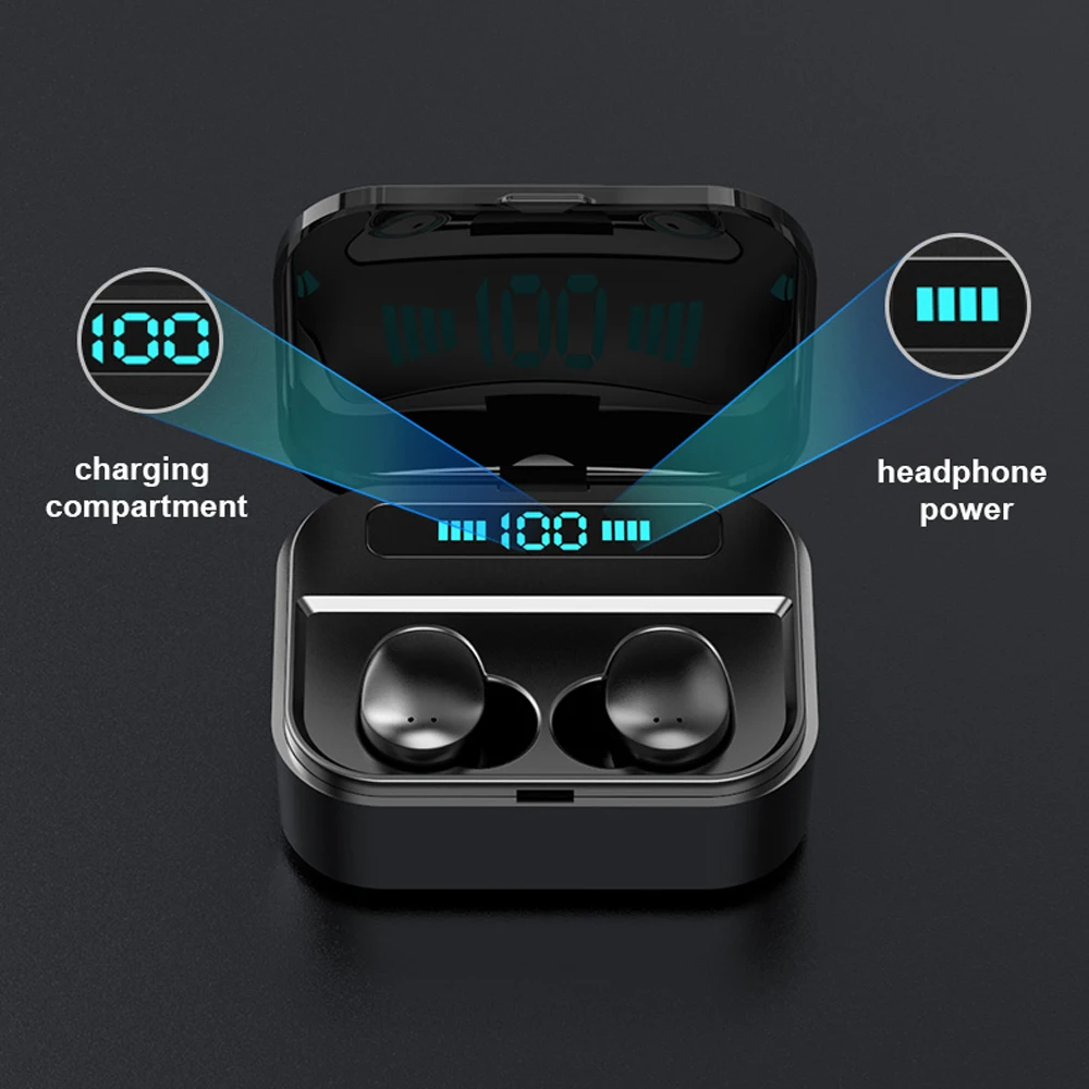 X7 TWS Bluetooth 5,0 наушники IP7 беспроводные наушники 6D стерео HiFi беспроводная гарнитура Earbus игровая гарнитура с микрофоном 2200 мАч