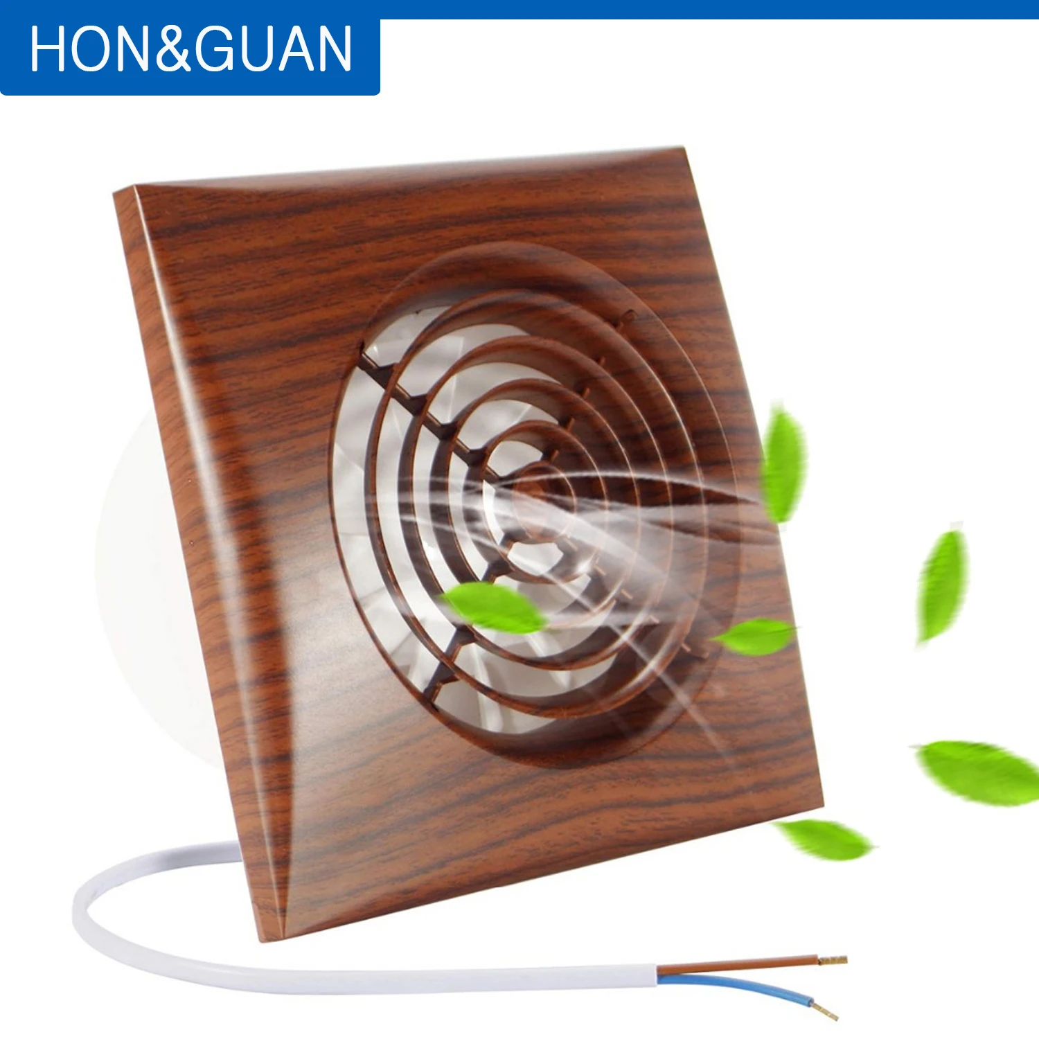 Hon&Guan 4inch Exhaust Fan Wall Window Mounted Exhaust Fan For