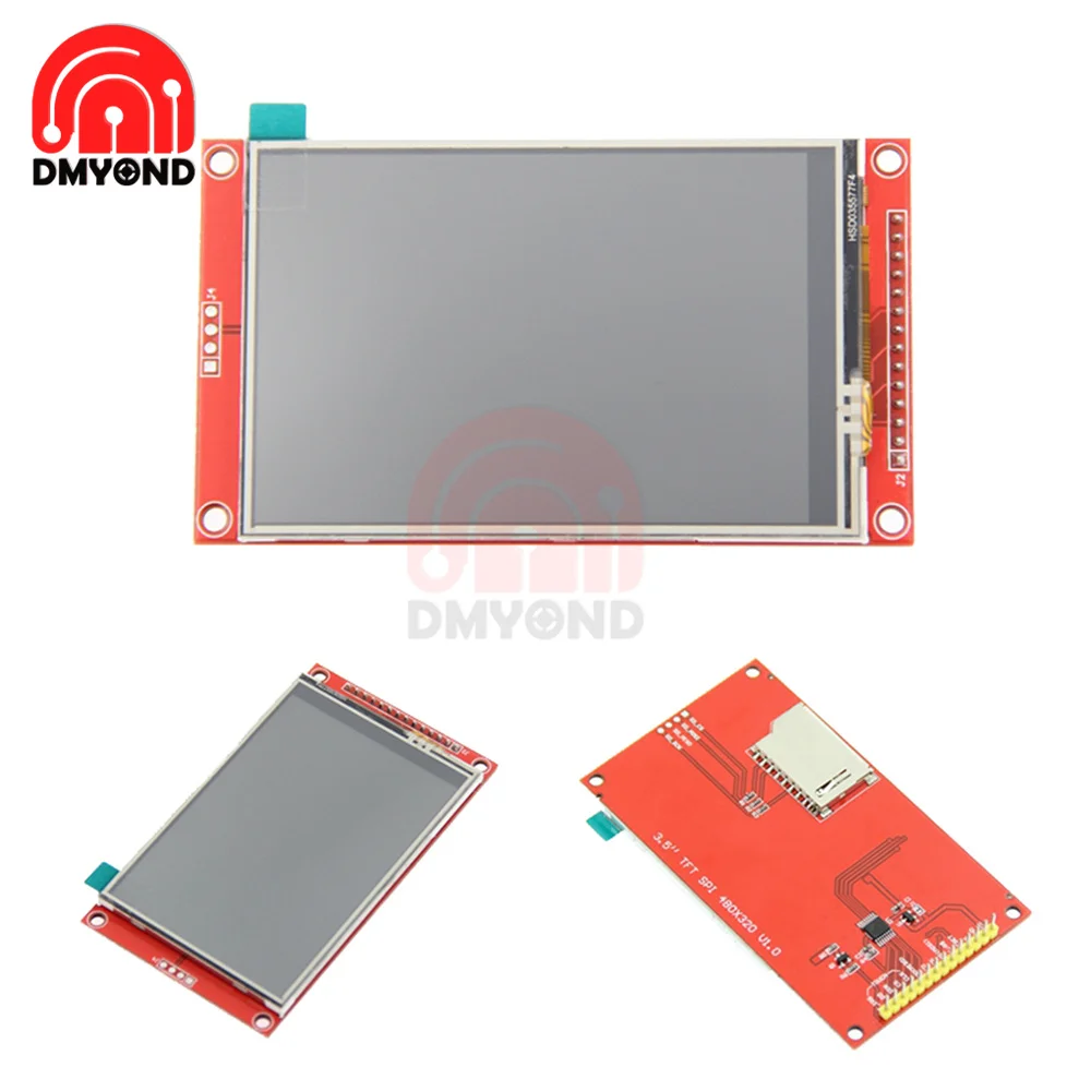 

3.5 inch SPI serial LCD module 480*320 TFT module ILI9488 Display Screen with Touch Panel Driver Display rich colors Droship