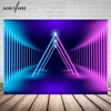 Neon Glow Fashion Party Backdrops 3D Aperture Stage Light Future Sense Electronic Beam Laser Spray Backgrounds For Photography ► Photo 2/6