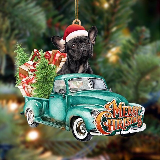 Dog Christmas Tree Pendant Santa Christmas Decorations For Tree Christmas New Year Home Decor Елочные Игрушки На Елку