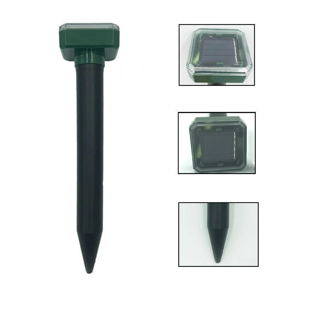 Farm Durable Plug-In Solar Power Mouse Non-toxic Eco-friendly Outdoor Safety Ultrasonic Wave Energy-Saving Pest Repeller