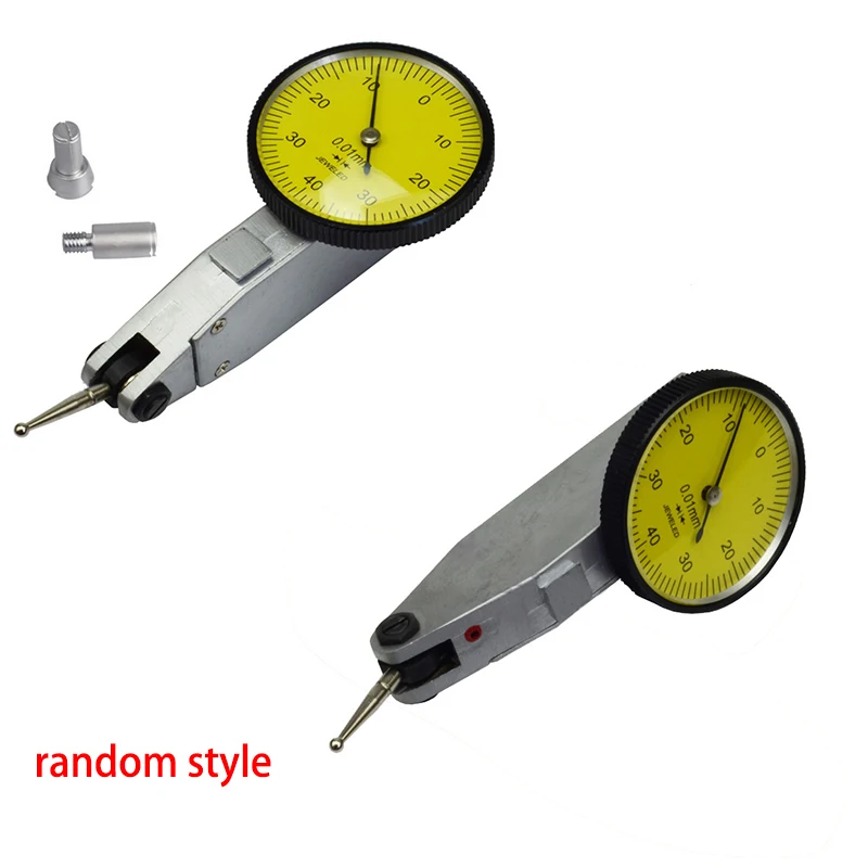 Water proof Dial Gauge 0-0.8mm 0.01mm Level Gauge Scale Precision Metric Dovetail Rails Dial Test indicator Measuring Instrument
