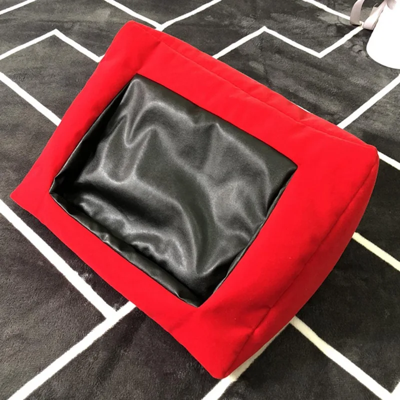 Многоугольная мягкая подушка Подставка для IPad планшетов электронные книги смартфонов книги журналов мягкая сторона держатель - Цвет: RD