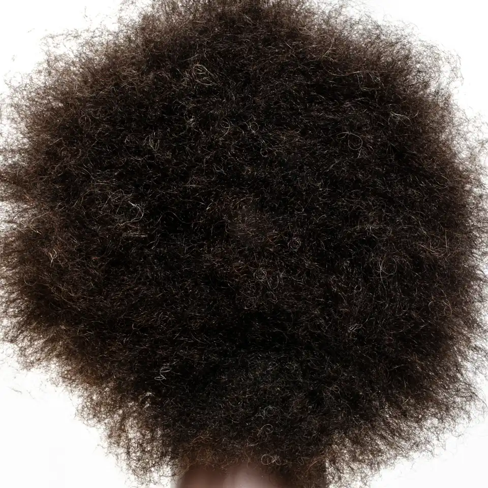 afro styling head