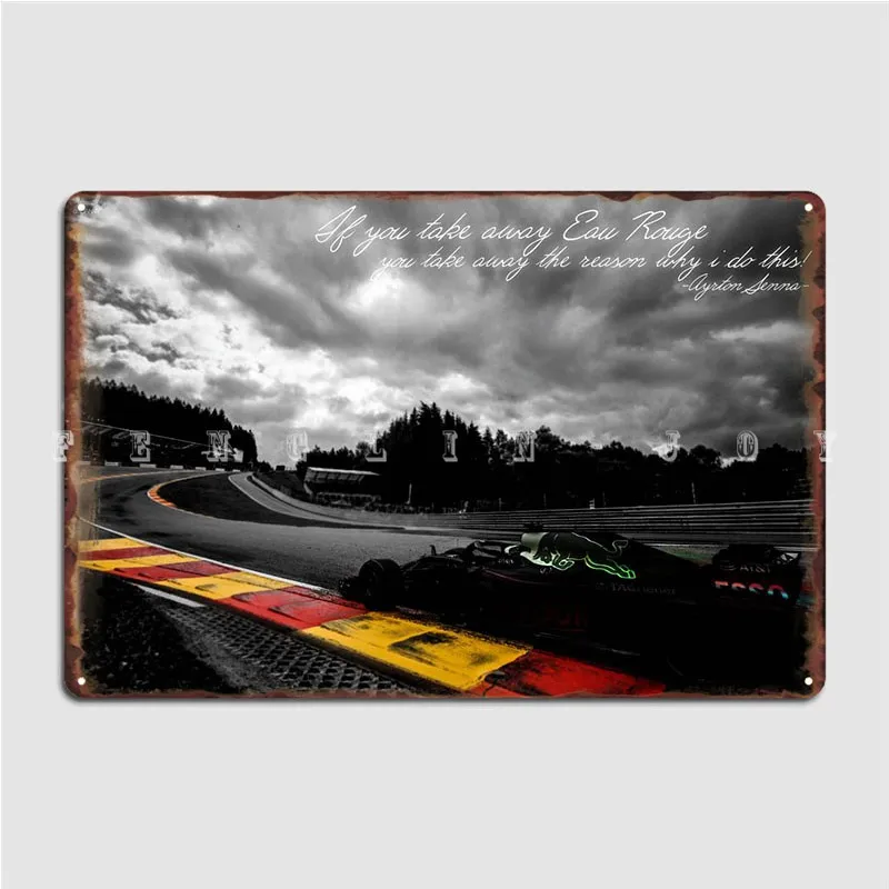 

Металлический плакат Eau Rouge, клубный бар, Настенный декор, Клубное украшение, оловянный плакат