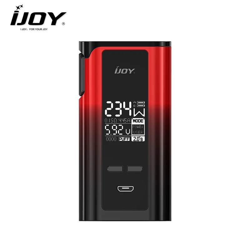 Новая модель IJOY Captain PD270 Box MOD 234 Вт NI/TI/SS TC электронная сигарета Vaper Power by Dual 20700 Vape Mod