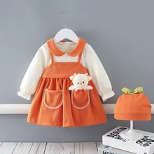 

Toddler Girls Dress Kids Clothes Baby Girl Princess Dresses Wedding and Evening Children 2022 New Year Clothes with Sheep 0-4Y