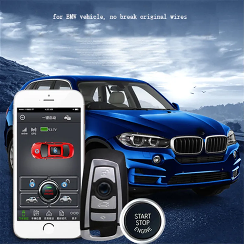 

Engine start stop button keyless ignition start engine button for bmw 3 5 7 series X1X3X4X5X6