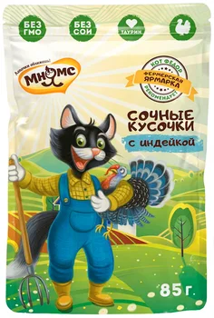 

MNYAMS MNYAMS CAT FEDOR FARMERS FAIR for adult cats with turkey 85 gr