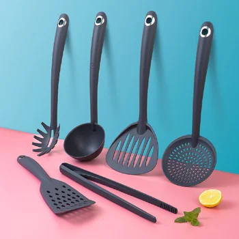 

Nylon Cooking Utensils Cookware Set Heat Resistant Kitchen & Baking Tool Spaghetti Colander Folder Spoon Turner Kitchen Utensils