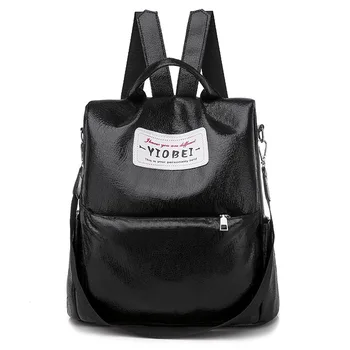 

2019 Autumn New Multi-function Bag For Women Backpack Fashion Wild Anti-theft Waterproof Soft Leather Leisure Backpack