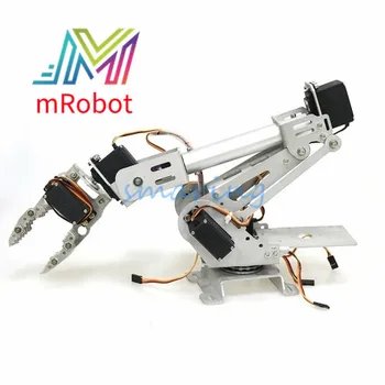

7 DOF Metal Claw Robotic Arm with Servo DIY Kit Mechanical Arm Robot Arm Robotic Clamp Claw Kit with Servos