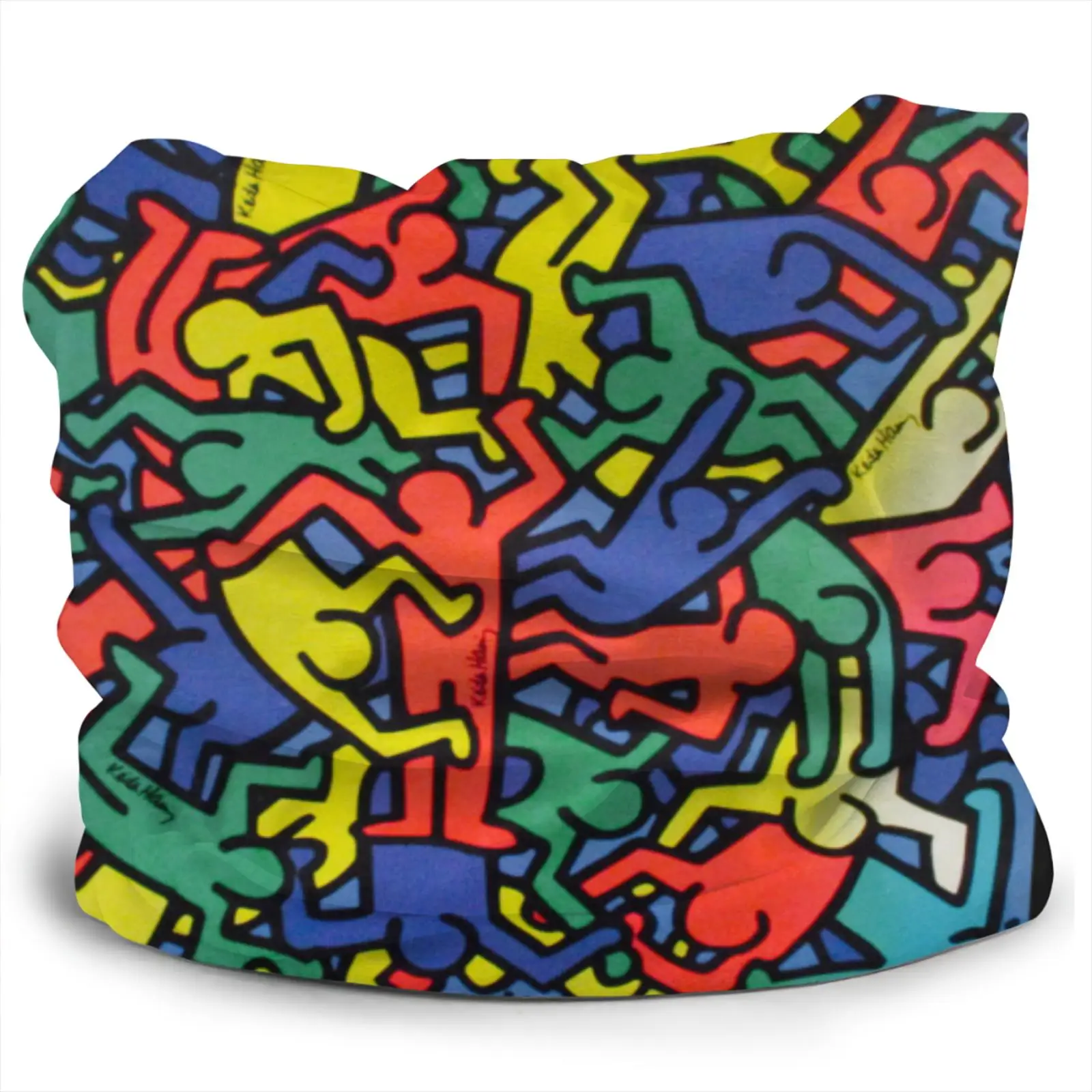 Keith Haring художественная винтажная теплая повязка на голову с граффити для улицы