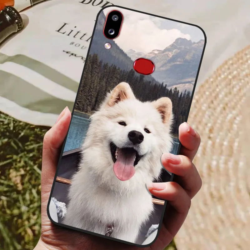 Silicone Back Cover Soft Bumper Phone Case - Black