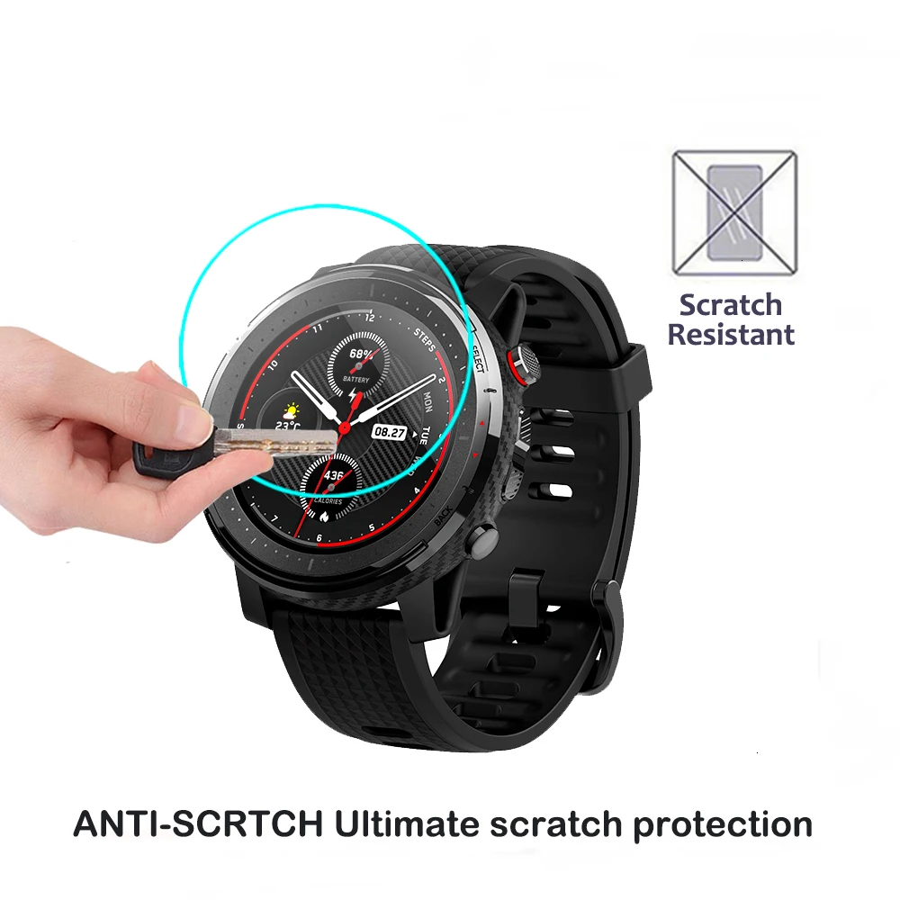 Для Amazfit Stratos 3 GPS Смарт-часы закаленное стекло Защита для экрана Защитная пленка
