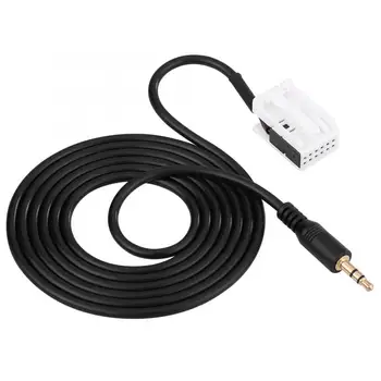 

12pin Car 3.5mm Jack Male Audio AUX Input Adapter Cable for Mercedes /Benz W203 C Class W169 W245 W209 X164 W164 W221 W251 R230