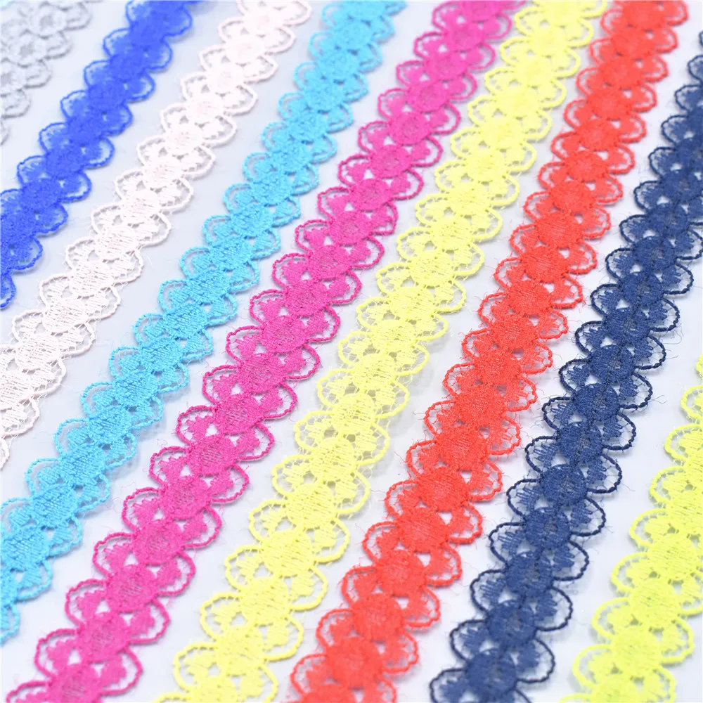 lace ribbon lace sewing supplies lace sewing accessories lace decoration lace accessories lace garment accessories lace fabric 10 Yards/Lot Lace Ribbon Tape 14MM Quality Lace Trim DIY Embroidered Sewing Decoration african lace fabric