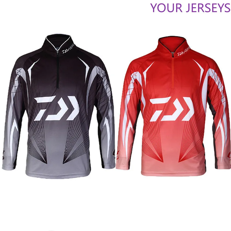

2020 New Sun Fishing Clothing Moisture Wicking Breathable Quick Dry Outdoor Competitive Long-sleeved Fishing Clothing Men DAIWA