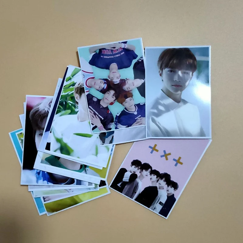 Kpop TXT Photo Stikcy Card Tomorrow X Together Dream Chapter Star Фотокнига наклейка DIY Crystal Card sticker 16 шт./компл