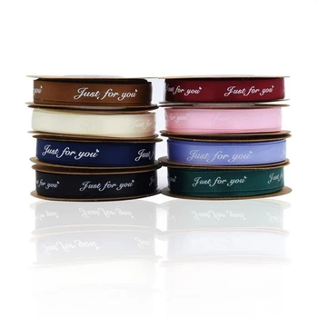

Just For You Printed Polyester Ribbon for Wedding Christmas Party Decorations DIY Bow Craft Ribbons Card Gifts Wrapping