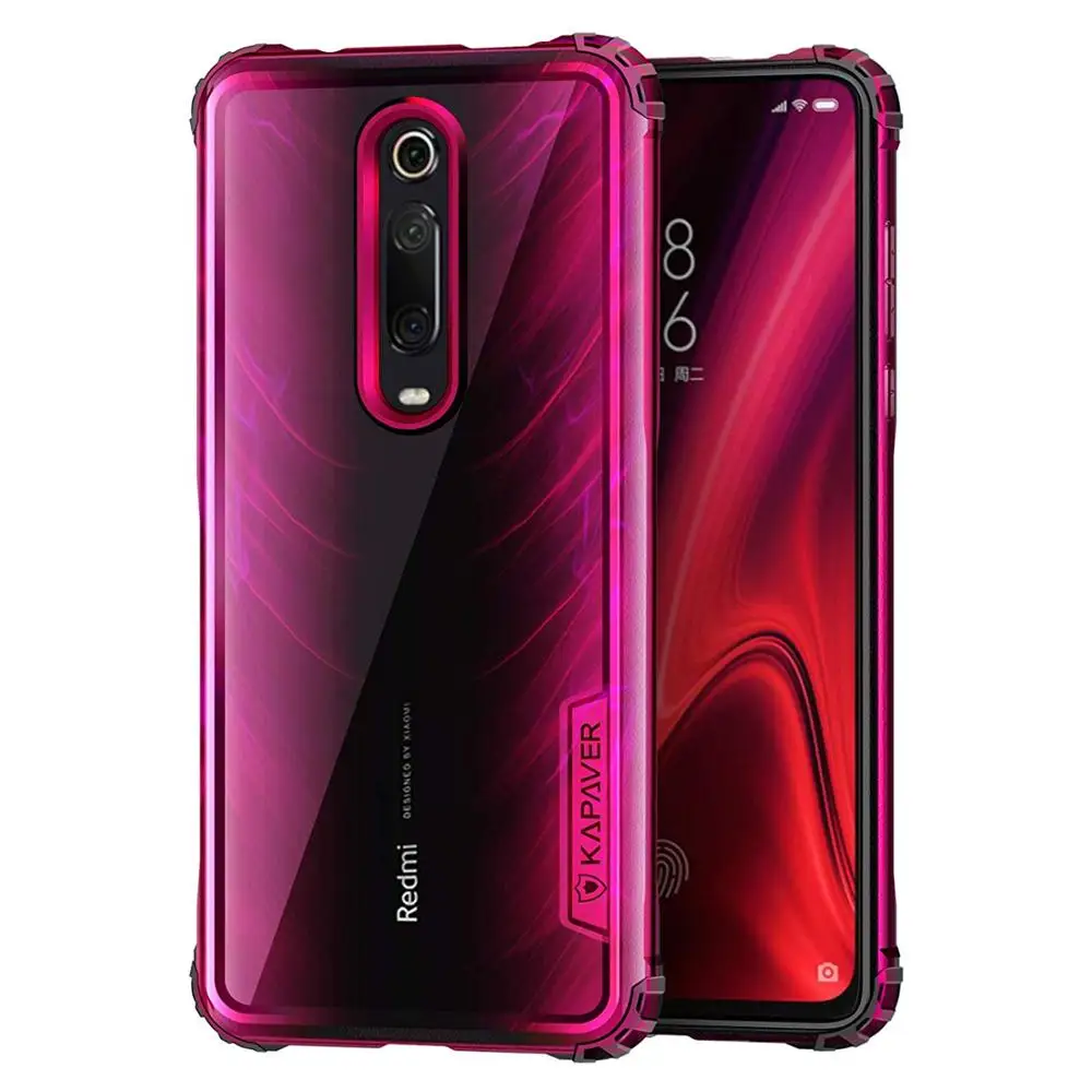Прозрачный чехол KAPAVER для Xiaomi Redmi K20 / Pro амортизирующий жесткий из поликарбоната