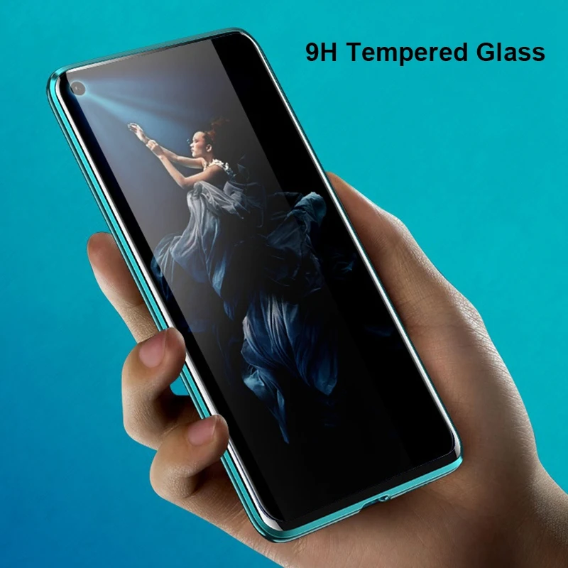 Металлический магнитный чехол для huawei Honor 20 Pro 10 Lite 8X 9X 10i, чехол из закаленного стекла, чехол для телефона huawei P Smart Plus