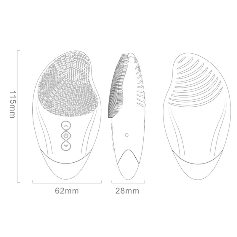 H670178b201834674a99124e3359b69c5R Silicone Face Cleansing Brush Electric Facial Cleanser Cleansing Skin Deep Washing Massage Brush