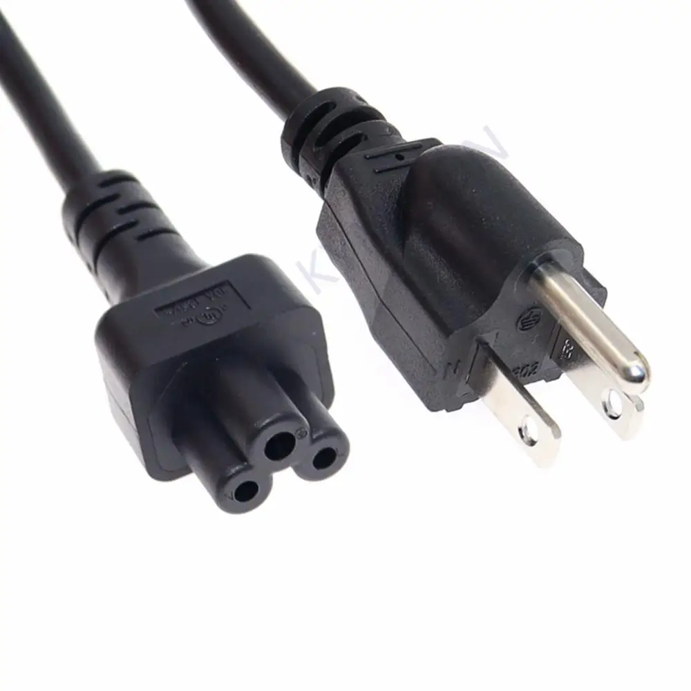 Шнур питания 0 3 м от US NEMA 5 15P до IEC C5 американский стандарт три штекера