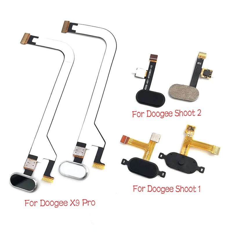 Для Doogee Shoot 1 2X9 Pro Главная Кнопка отпечатков пальцев Сенсорный ID сенсор гибкий кабель ленты запасные части