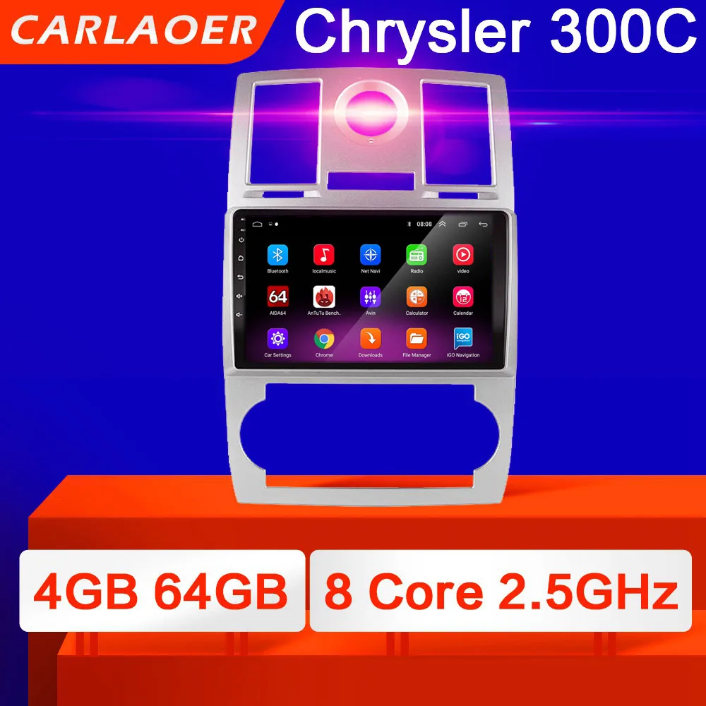2 din автомобильное радио 2Din Android Авторадио мультимедийный плеер Авто Аудио для Chrysler Aspen 300C 2004 2005 2006 2007 2008 GPS wifi 4G|Мультимедиаплеер для авто| | АлиЭкспресс