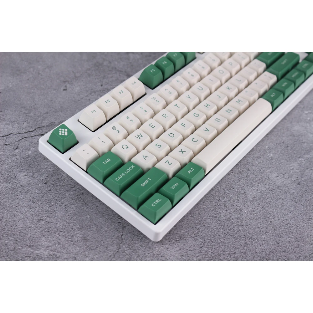 

MP Green camp KEYCAPS OSA PBT DOUBLE SHOT Keycap FOR Cherry MX switch keycaps for Wired USB Mechanical Gaming keyboard