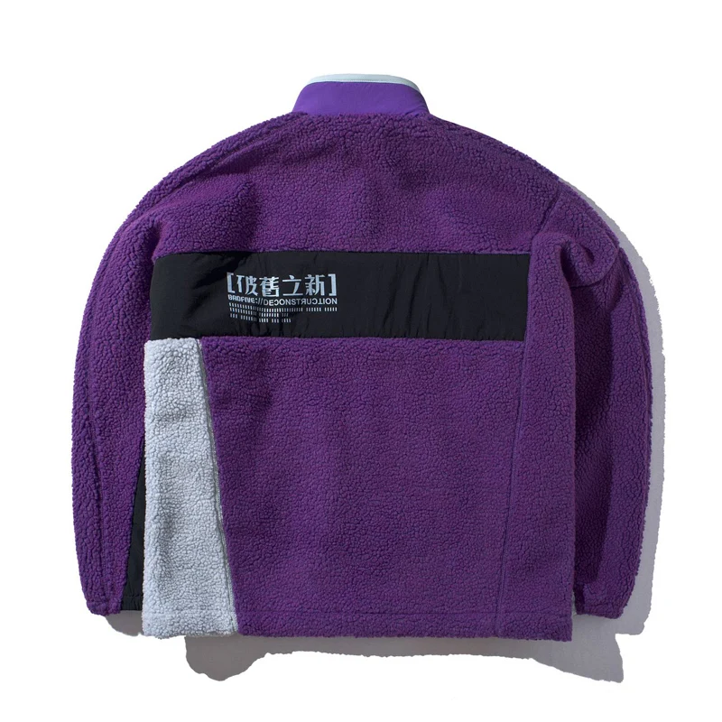 Li-Ning, Мужская зимняя Толстовка BAD FIVE, 1/2, куртка на молнии, свободная, теплая, с флисовой подкладкой, с карманами, спортивные топы, пуловеры AWDP609 MWW1626