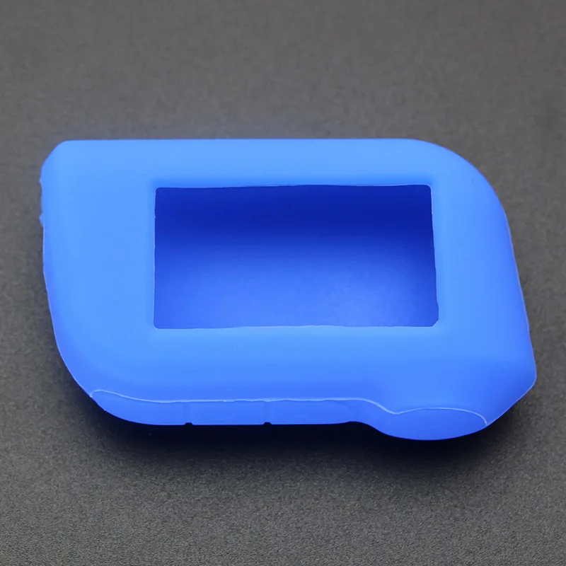 Nuevas llaves de la cubierta A93/A63 LCD de silicona color azul para Starline A93 A63 A96 A66 LCD llavero coche remoto 2 maneras alarma