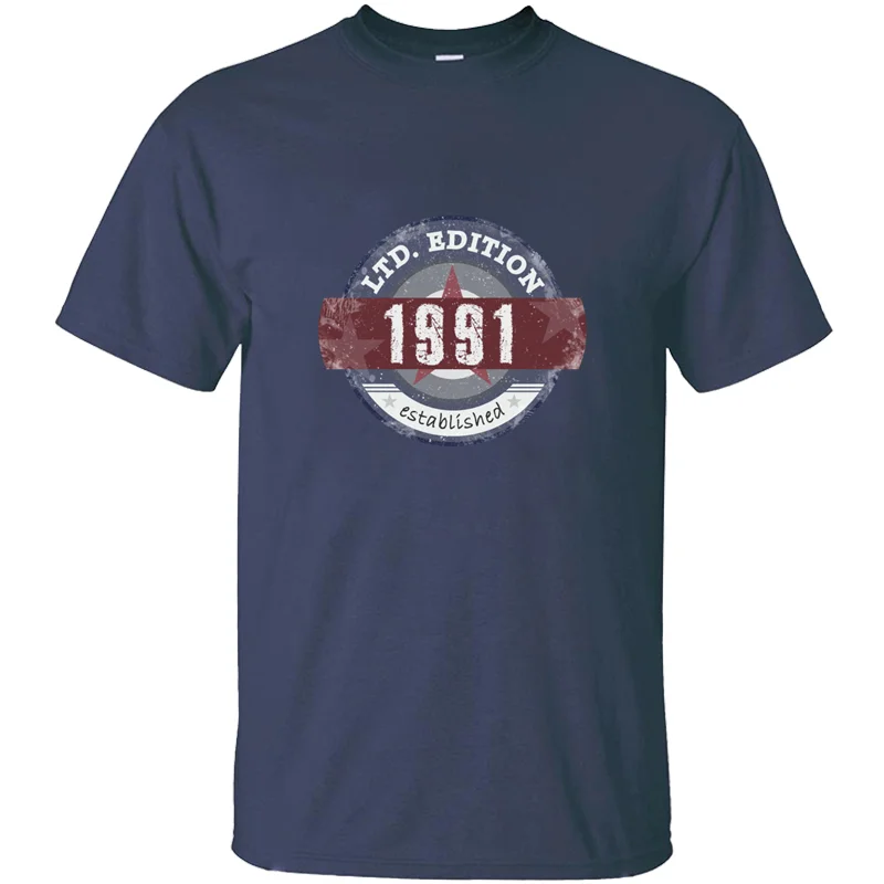 Customize Customized Limited Edition 1991 T Shirt Man White Gents ...