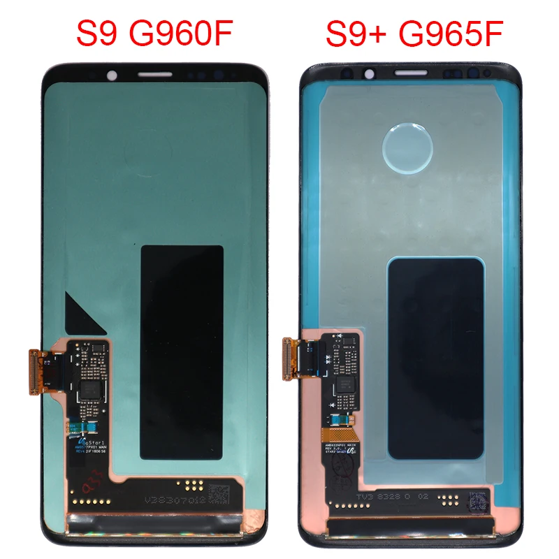Новый оригинальный S9 Plus ЖК дисплей для Samsung Galaxy с рамкой SM G960A G965F LCD сенсорный