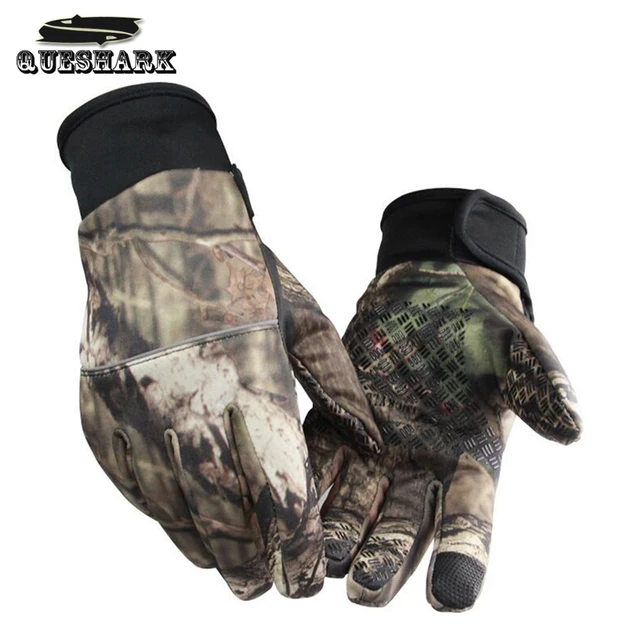 US $4.73 Camouflage Fishing Gloves Hunting Gloves Anti-Slip 2 Fingers Cut Outdoor Camping Cycling Half Finge