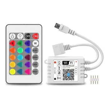 

Wifi Mini 24Keys led strip wifi Controller RGB Led Controller for5050 3528 RGB Led strip lights