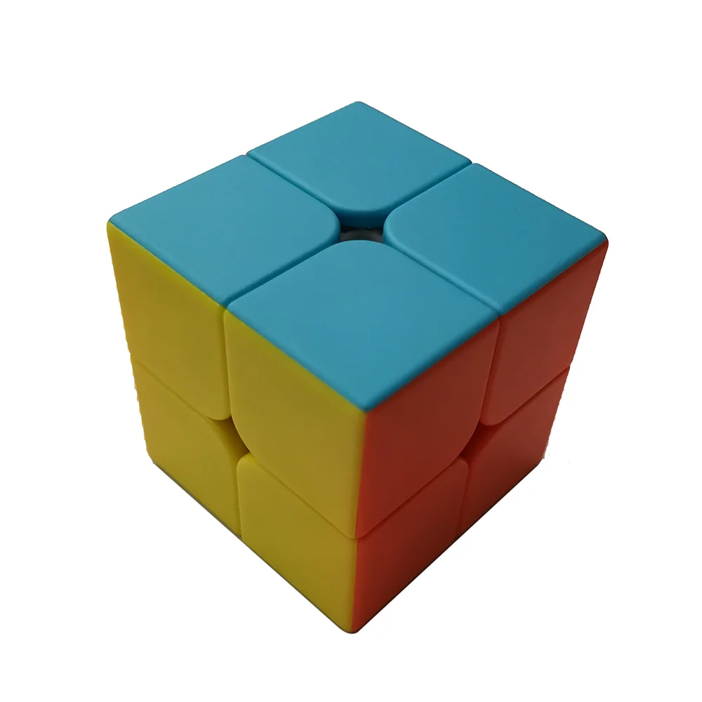 Qiyi QIDI S Magic Cube 2x2x2 красочные Stickerless головоломки игрушки развивающие игрушки для детей