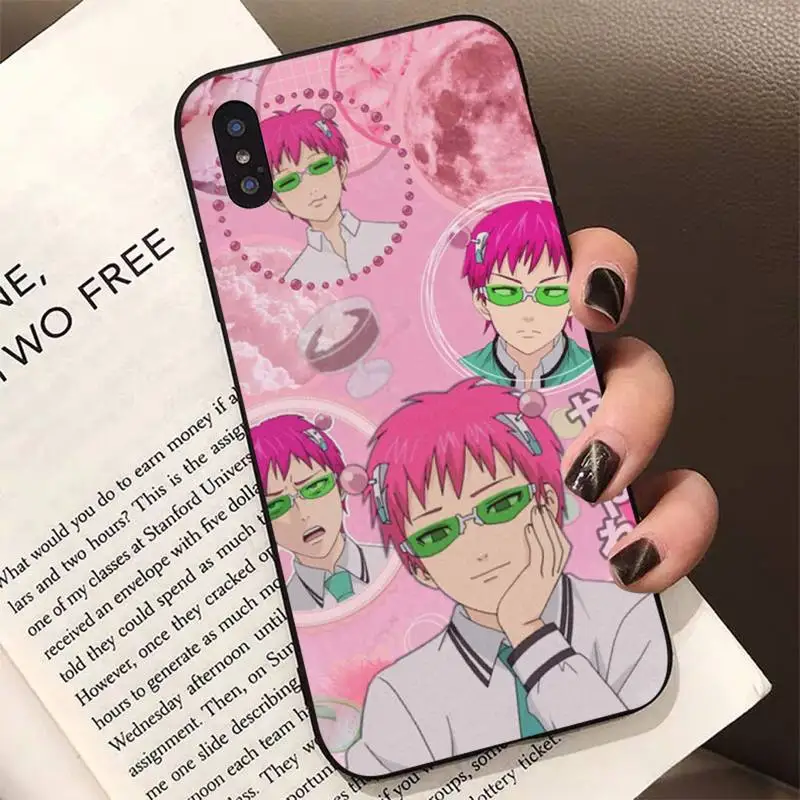 MaiYaCa The Disastrous Life of Saiki K Saiki Kusuo Phone Case for iPhone 11 12 pro XS MAX 8 7 6 6S Plus X 5S SE 2020 XR cover