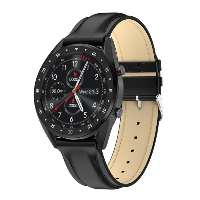 

HETNGSYOU PPG + ECG Smart Watch Men Full Round Touch Screen Bluetooth Call IP68 Waterproof Smartwatch for huawei xiaomi Android