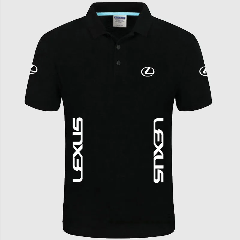 Summer men short sleeve polos mens shirts tops Lexus polo shirt
