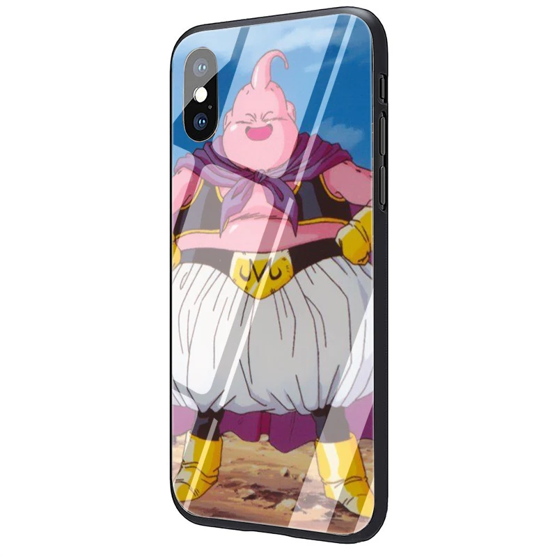 Чехол для телефона EWAU Majin Buu Dragon Ball Z из закаленного стекла для iPhone 5 5S SE 6 6s 7 8 plus X XR XS 11 pro Max - Цвет: G3