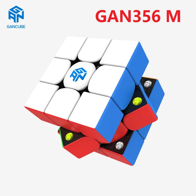 Newest GAN356 M 3x3x3 Magnetic Magic Cube 3x3 Speed GAN356M Maze Puzzle GAN 356 M GES Magico cubo Educational Toys for Children 2