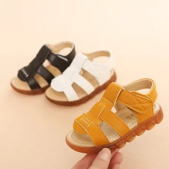 

Toddler Baby Kids Boy Girl LED Light Up Summer Sandals Soft Sole Shoes Sneakers