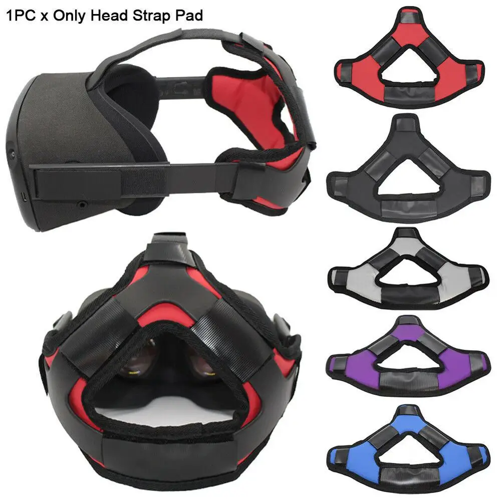 

Head Strap Pad Headband Gravity Pressure Reducing Head Pad Cushion for Oculus Quest Headset Accessories with Comfortable PU Leat