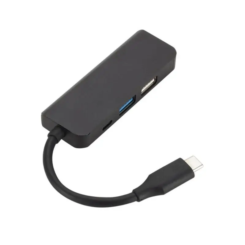 4 в 1 USB 3,0 к HDMI USB C Thunderbolt 3 адаптер конвертер концентратор P20 samsung huawei Тип USB S8 C для MacBook Micro S9 X9Y6