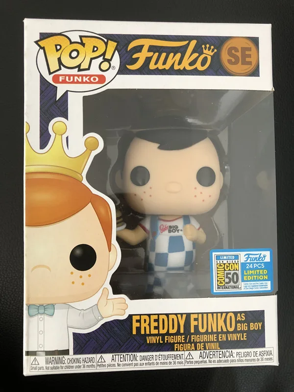 Оригинальные фигурки Funko Fundays 2019 SDCC Pop AD Фред функо как большой мальчик (синий)